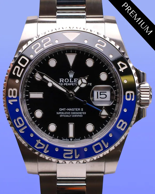 2025 Rolex GMT-Master II "Batman" 40MM Black Dial Oyster Bracelet (126710BLNR)