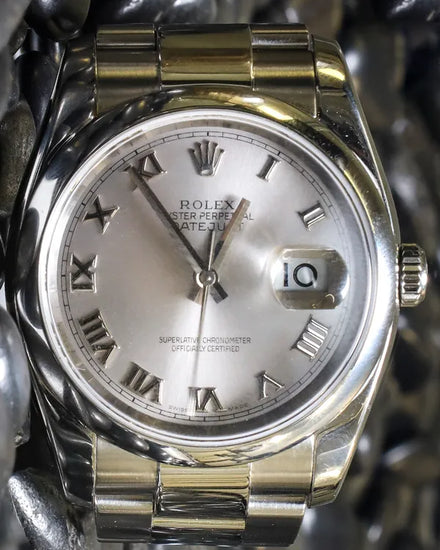 Rolex Datejust 36MM Silver Dial Oyster Bracelet (116200)