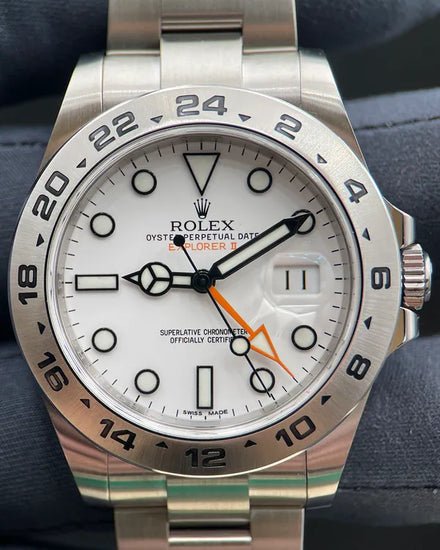 2020 Rolex Explorer II "Polar" 42MM White Dial Oyster Bracelet (216570)