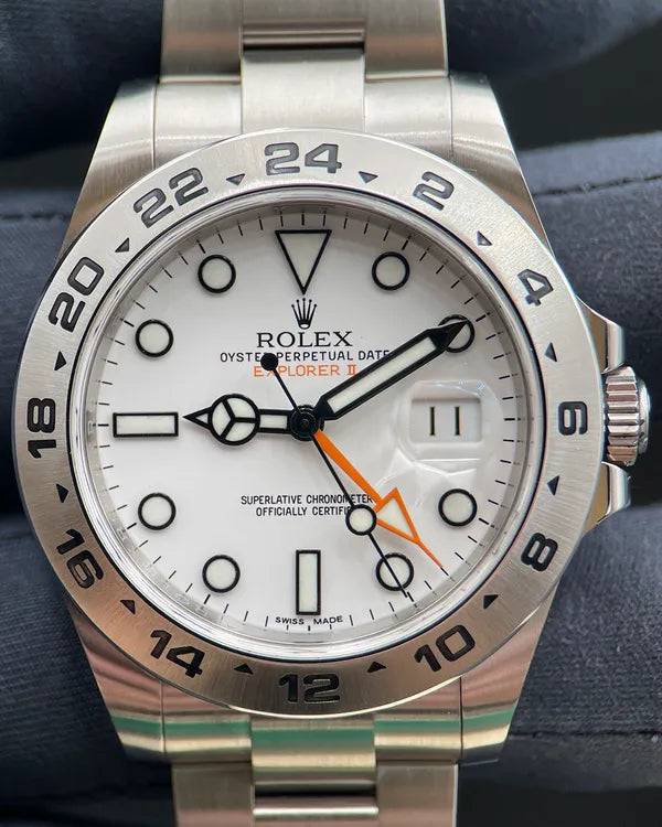 2020 Rolex Explorer II "Polar" 42MM White Dial Oyster Bracelet (216570)