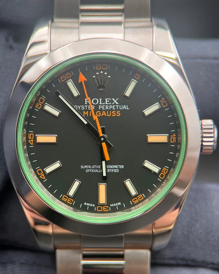 Rolex Milgauss 40MM Black Dial Oyster Bracelet (116400GV)
