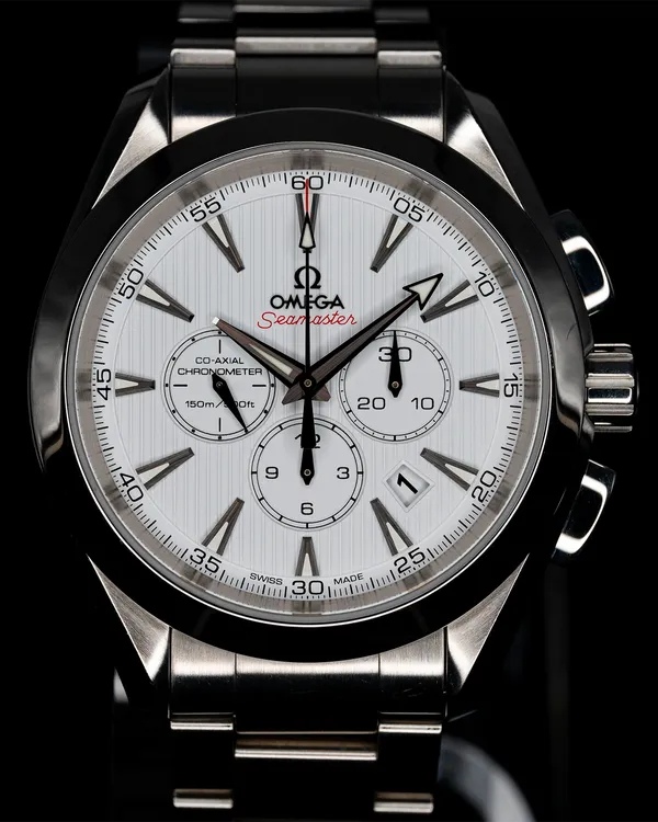 Omega Seamaster Aqua Terra 150M Chronograph 44MM White Dial Steel Bracelet (231.10.44.50.04.001)