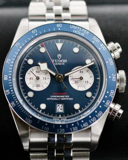 2025 Tudor Black Bay Chrono 41MM Blue Dial Steel Bracelet (79360B)