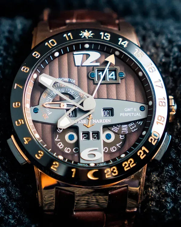 2011 Ulysse Nardin El Toro GMT Perpetual L.E. 43MM Brown Dial Leather Strap (322-00)