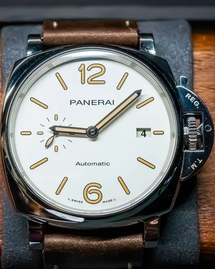 2024 Panerai Luminor Due 42MM White Dial Leather Strap (PAM01046)