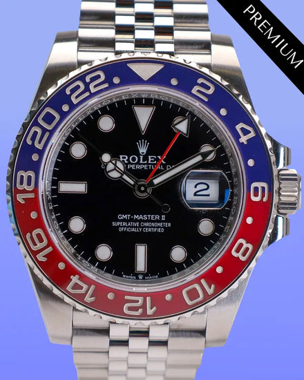 2025 Rolex GMT-Master II "Pepsi" 40MM Black Dial Jubilee Bracelet (126710BLRO)