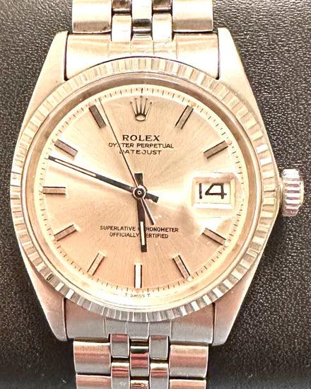 Rolex Datejust 36MM "Pie Pan" Silver Dial Jubilee Bracelet (1603)