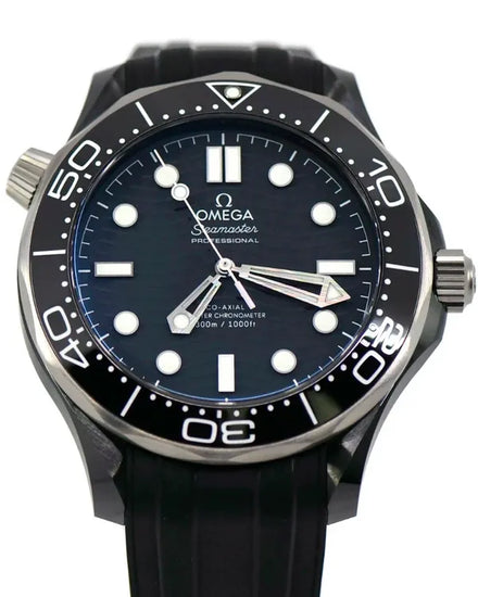 Omega Seamaster Diver 300M 43.5MM Black Dial Rubber Strap (210.92.44.20.01.001)