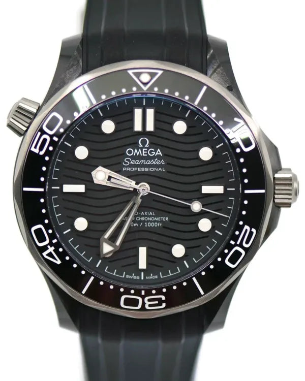 2023 Omega Seamaster Diver 300M 43MM Black Dial Rubber Strap (210.92.44.20.01.001)