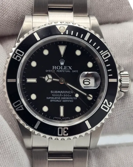 2007 (Z Serial) Rolex Submariner Date 40MM Black Dial Oyster Bracelet (16610)