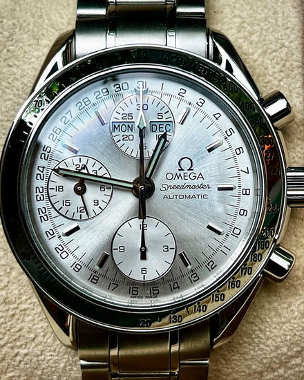 Omega Speedmaster Day Date 39MM Silver Dial Steel Bracelet (3523.30.00)