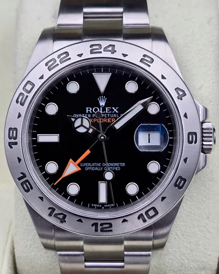 2012 Rolex Explorer II 42MM Black Dial Oyster Bracelet (216570)