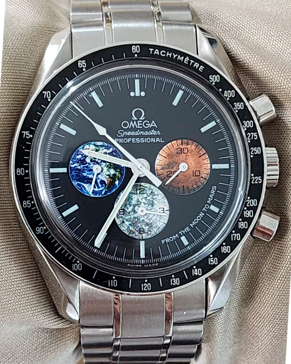 Omega Speedmaster Professional Moonwatch "From Moon to Mars" 42MM Black Dial Steel Bracelet (3577.50.00)
