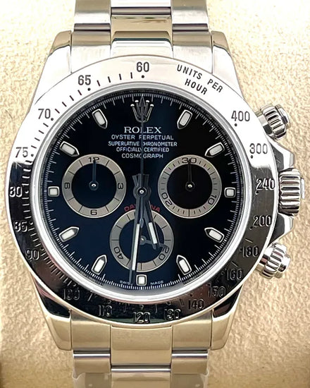 Rolex Cosmograph Daytona 40MM Black Dial Oyster Bracelet (116520)