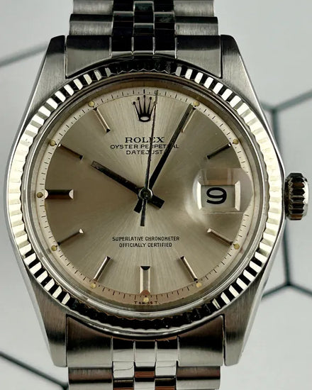 Rolex Datejust 36MM "Pie Pan" Silver Dial Jubilee Bracelet (1601)