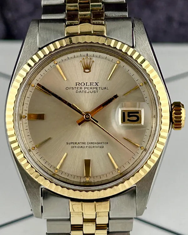 Rolex Datejust 36MM Silver Dial Two-Tone Jubilee Bracelet (1601)