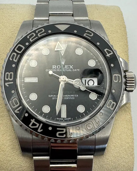 2018 Rolex GMT-Master II 40MM Black Dial Oyster Bracelet (116710LN)
