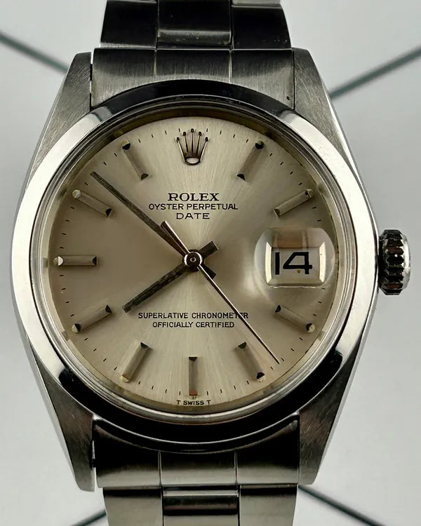 Rolex Oyster Perpetual Date 34MM Silver Dial Oyster Bracelet (1500)