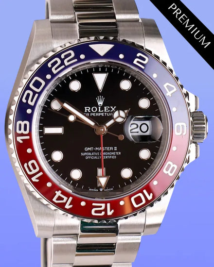 2025 Rolex GMT-Master II "Pepsi" 40MM Black Dial Oyster Bracelet (126710BLRO)