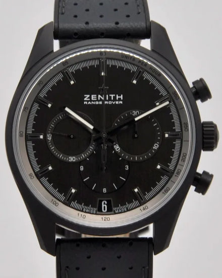 2021 Zenith El Primero Chronomaster "Range Rover" 42MM Grey Dial Leather Strap (24.2040.400/27.R796)