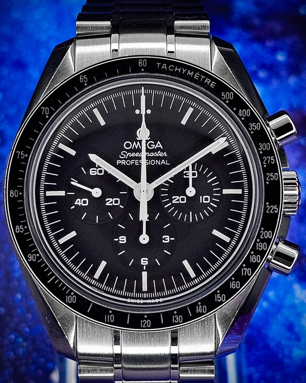 2018 Omega Speedmaster Professional Moonwatch 42MM Black Dial Steel Bracelet (311.30.42.30.01.005)