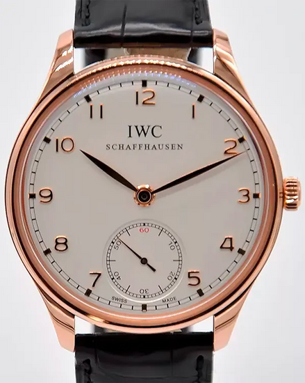 IWC Schaffhausen Portugieser L.E. 44MM White Dial Leather Strap (IW545409)