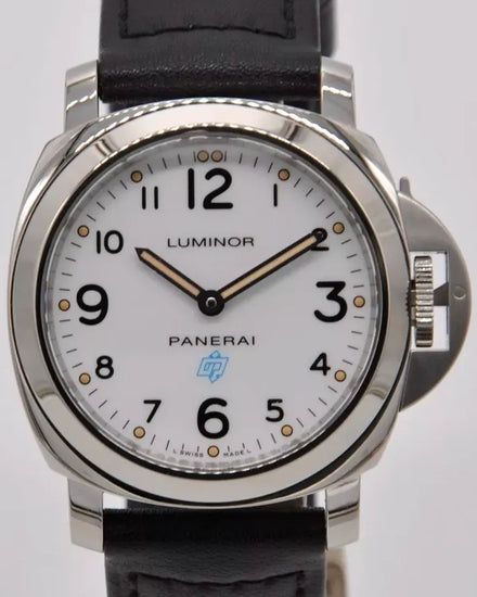 Panerai Luminor Base Logo 44MM White Dial Leather Strap (PAM00630)