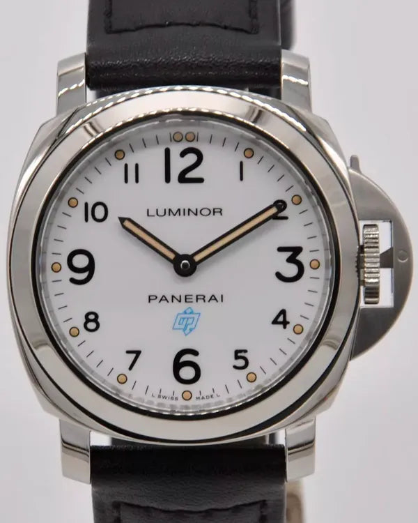 Panerai Luminor Base Logo 44MM White Dial Leather Strap (PAM00630)