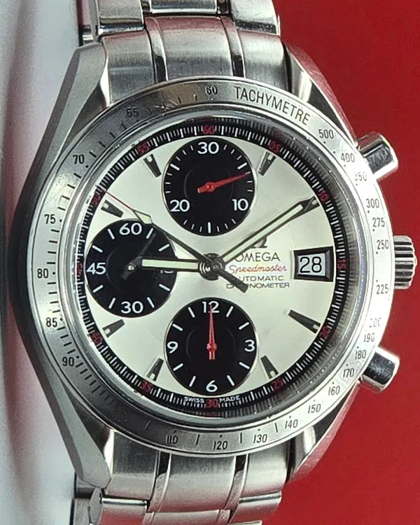 Omega Speedmaster Date 40MM White Dial Steel Bracelet (3211.31.00)