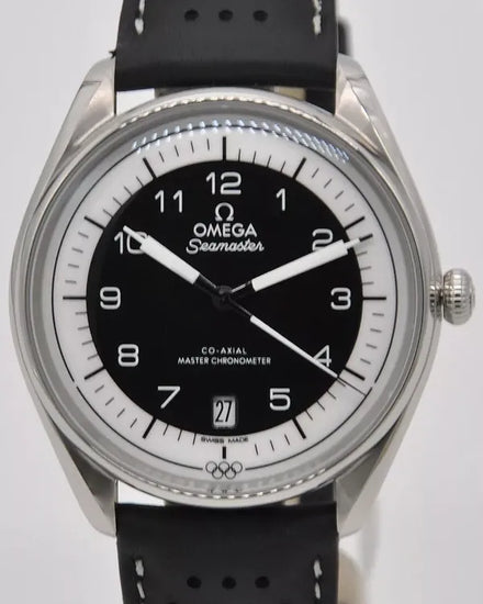 2018 Omega Seamaster Olympic Official Timekeeper L.E. 39.5MM Black Dial Leather Strap (522.32.40.20.01.003)