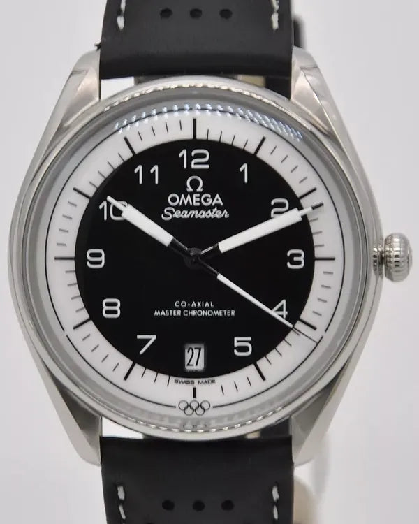 2018 Omega Seamaster Olympic Official Timekeeper L.E. 39.5MM Black Dial Leather Strap (522.32.40.20.01.003)