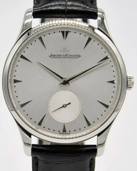 2015 Jaeger-LeCoultre Master Ultra Thin 40MM Silver Dial Aftermarket Leather Strap (Q1358420)