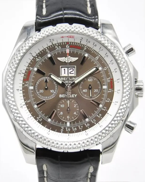 2006 Breitling Bentley 6.75 48MM Bronze Dial Leather Strap (A4436212/Q504)