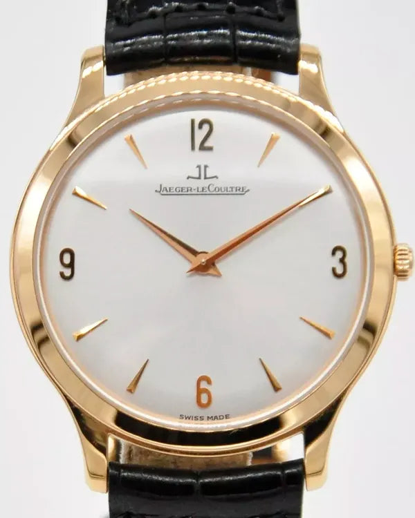 2003 Jaeger-LeCoultre Master Ultra Thin 35MM Silver Dial Leather Strap (Q1452404)
