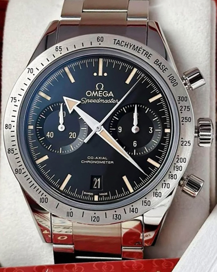 Omega Speedmaster '57 41.5MM Black Dial Steel Bracelet (331.10.42.51.01.002)