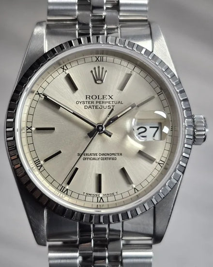 Rolex Datejust 36MM Silver Dial Jubilee Bracelet (16220)