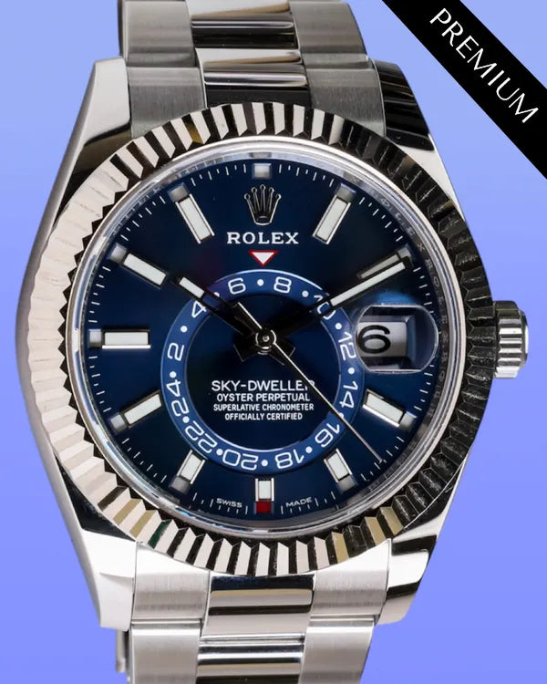 2020 Rolex Sky-Dweller 42MM Blue Dial Oyster Bracelet (326934)