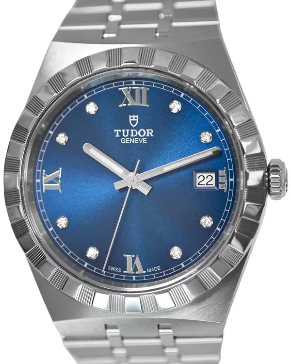 Tudor Royal 38MM Blue Dial Steel Bracelet (28500)