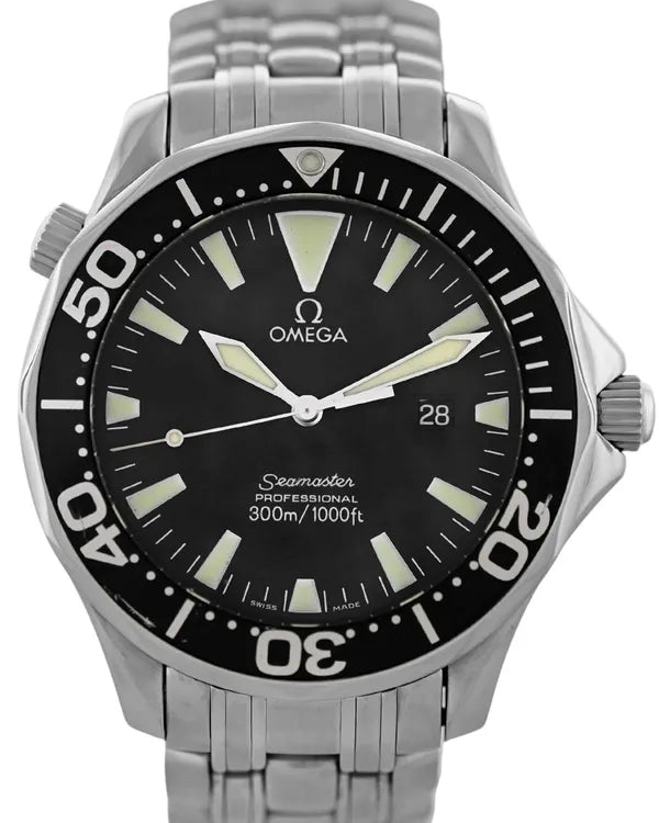 Omega Seamaster Diver 300M 41MM Quartz Black Dial Steel Bracelet (2264.50)