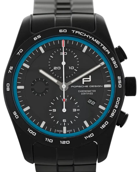 Porsche Design Chronograph 42MM Black Dial Titanium Bracelet (6004.0.00.062.00.0)