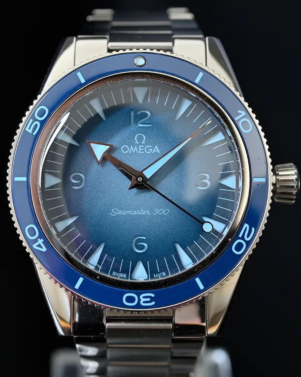 2023 Omega Seamaster 300 "Summer Blue" 41MM Blue Dial Steel Bracelet (234.30.41.21.03.002)