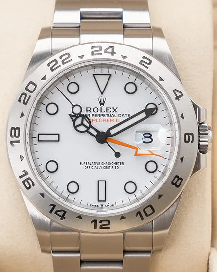 2023 Rolex Explorer II "Polar" 42MM White Dial Oyster Bracelet (226570)