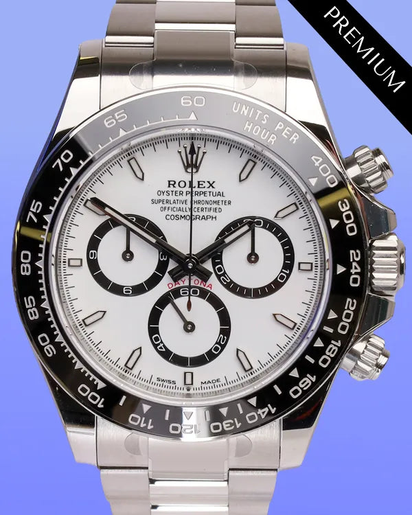 2025 Rolex Cosmograph Daytona "Panda" 40MM White Dial Oyster Bracelet (126500LN)