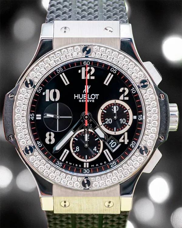 Hublot Big Bang 44MM Black Dial Rubber Strap (301.SX.130.RX.114)