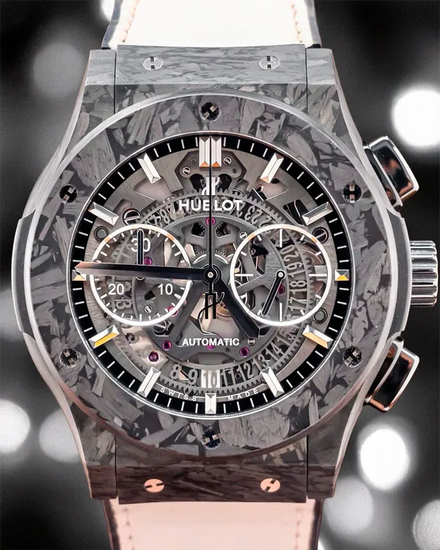 2023 Hublot Classic Fusion Aerofusion Frosted Carbon S.E. 45MM Skeleton Dial Textile Strap (525.QK.0170.NR.JPN)