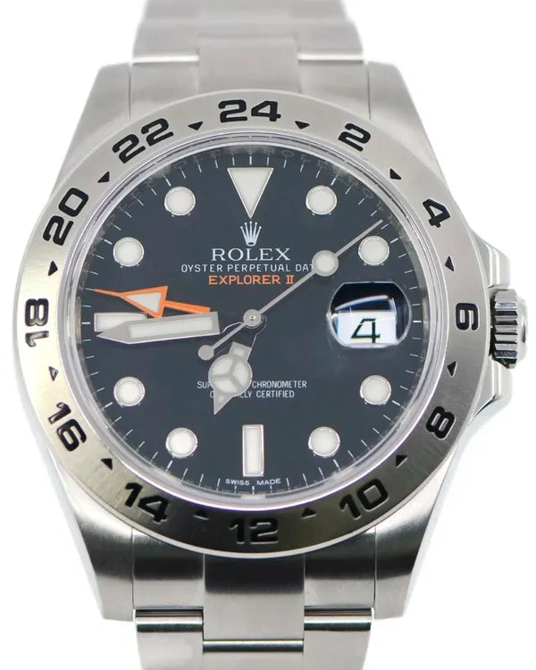 2017 Rolex Explorer II 42MM Black Dial Oyster Bracelet (216570)