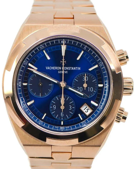 2020 Vacheron Constantin Overseas 42.5MM Blue Dial Rose Gold Bracelet (5520V/210R-B952)