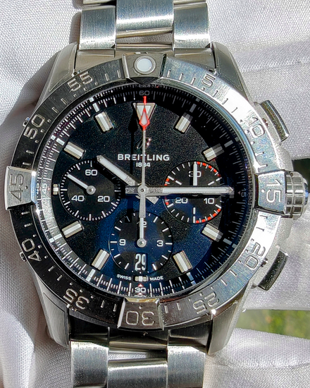 2025 Breitling Avenger 42MM Black Dial Steel Bracelet (AB0146101B1A1)