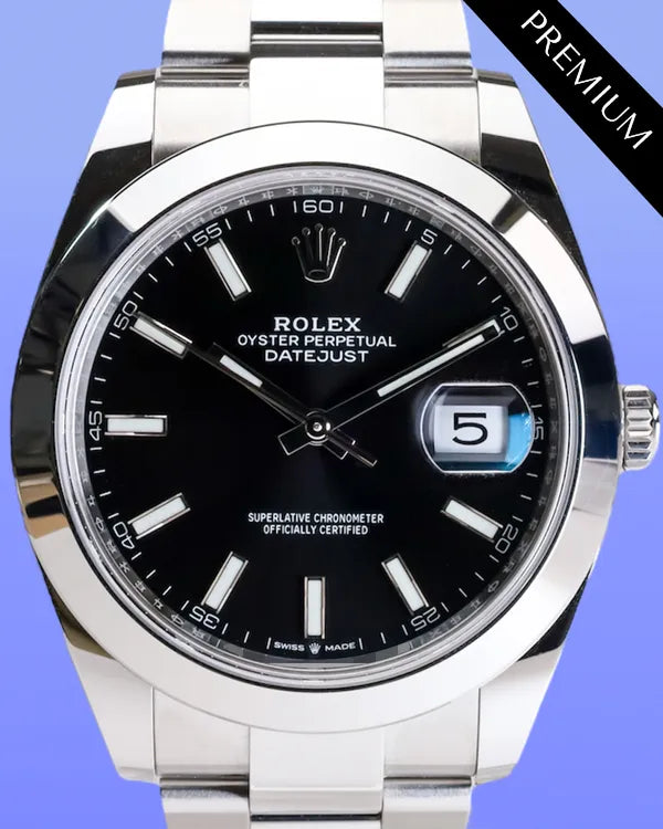 2025 Rolex Datejust 41MM Black Dial Oyster Bracelet (126300)