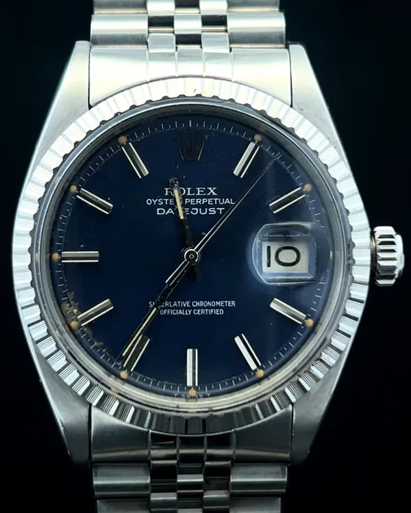 1971 Rolex Datejust 36MM Blue Dial Jubilee Bracelet (1603)